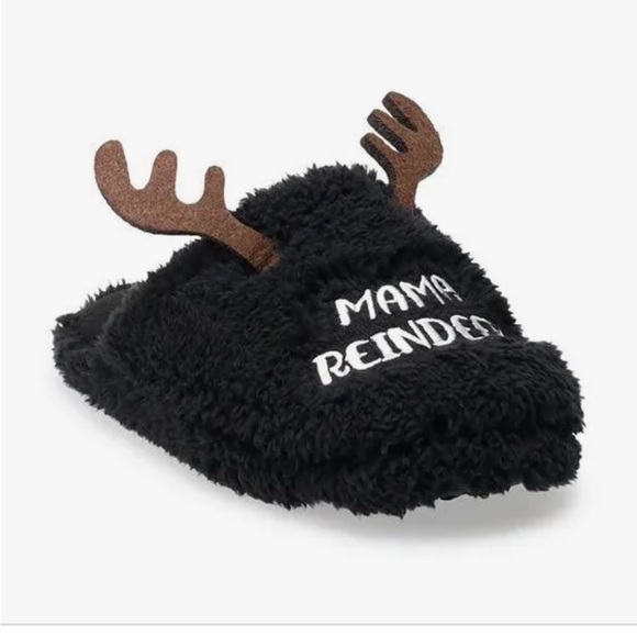 Jammies for Families Mama Reindeer Slipper Women’s Size Small (6-7) Holidays - Picture 1 of 6